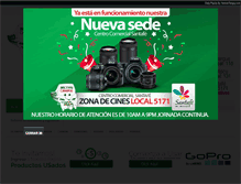 Tablet Screenshot of metrocamaras.com